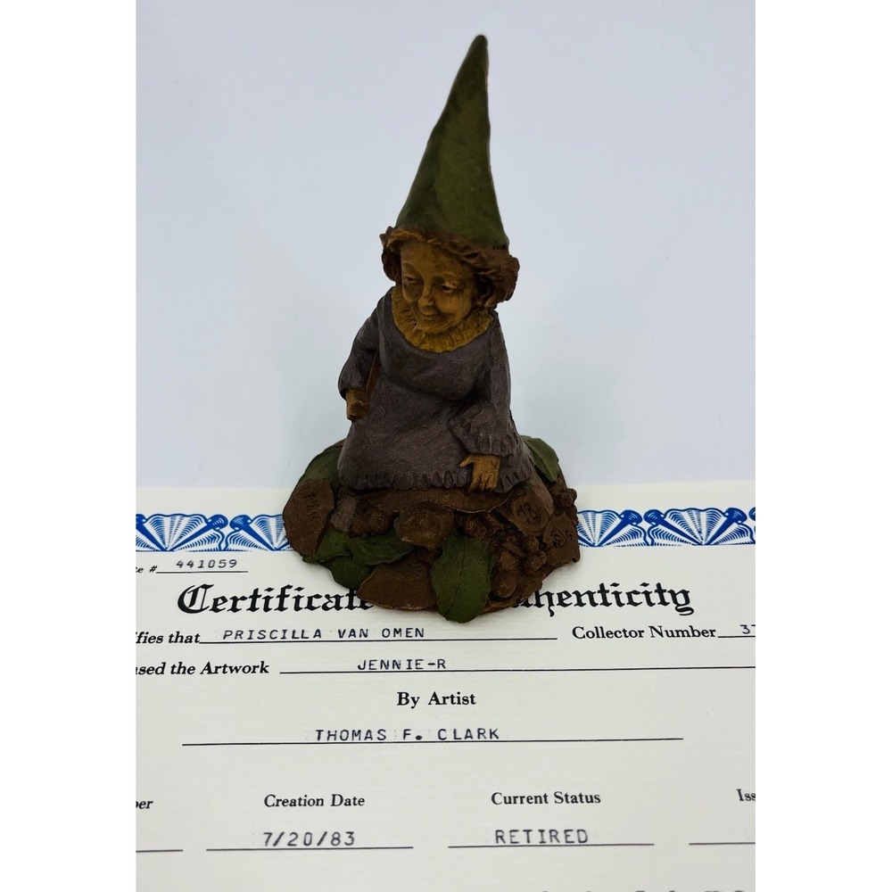 Tom Clark Jennie Gnome Edition 78 with COA 1983 Princess Turtle